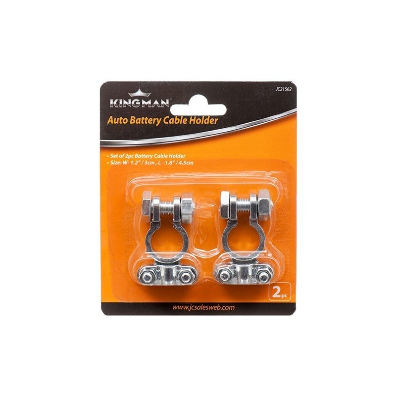 2 Pc Replacement Battery Terminal Top Post Automotive Cable Wire End