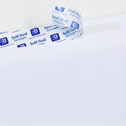 BAZIC #6 3/4 Peel and Seal White Envelope,572-24P (100-Pack)