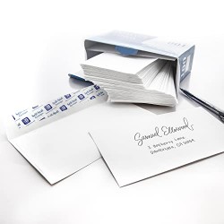 BAZIC #6 3/4 Peel and Seal White Envelope,572-24P (100-Pack)