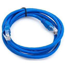 7Ft 24AWG Cat5e RJ-45 Ethernet Bare Copper Network Cable