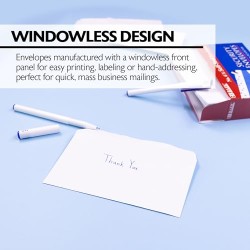 BAZIC Security Self Seal Envelope 3 5/8" x 6 1/2" #6, No Window Tint Pattern Mailing Envelopes, Peel & Seal (80/Pack), 1-Pack