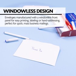 BAZIC Security Self Seal Envelope 3 5/8" x 6 1/2" #6, No Window Tint Pattern Mailing Envelopes, Peel & Seal (80/Pack), 1-Pack