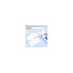 BAZIC Security Self Seal Envelope 3 5/8" x 6 1/2" #6, No Window Tint Pattern Mailing Envelopes, Peel & Seal (80/Pack), 1-Pack