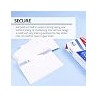 BAZIC Security Self Seal Envelope 3 5/8" x 6 1/2" #6, No Window Tint Pattern Mailing Envelopes, Peel & Seal (80/Pack), 1-Pack
