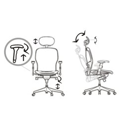 High Back Mesh Ergonomic Computer Office Swivel Chair Adjustable Executive Task Chair