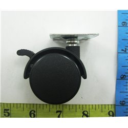 4/pk Dia 1.5inches chair swivel caster / wheel With Plate & Brake