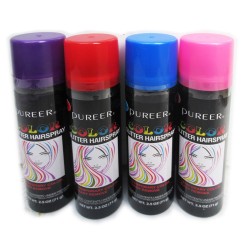 Temporary Hair Coloring Spray Hair Color Washable Removable For Birthday Party, New Year Party, Celebration Faster Make-up