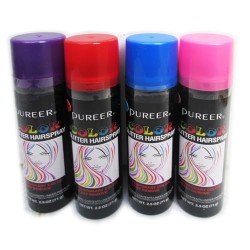 Temporary Hair Coloring Spray Hair Color Washable Removable For Birthday Party, New Year Party, Celebration Faster Make-up