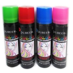 Temporary Hair Coloring Spray Hair Color Washable Removable For Birthday Party, New Year Party, Celebration Faster Make-up