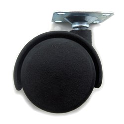 Dia 1.5inches chair swivel caster / wheel with square metal top plate