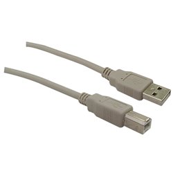 6Ft USB 2.0 A Male to B Male 28/24AWG Data sycn Cable Cord