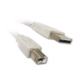 6Ft USB 2.0 A Male to B Male 28/24AWG Data sycn Cable Cord