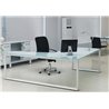 Glass desktop manager desk L1400mm