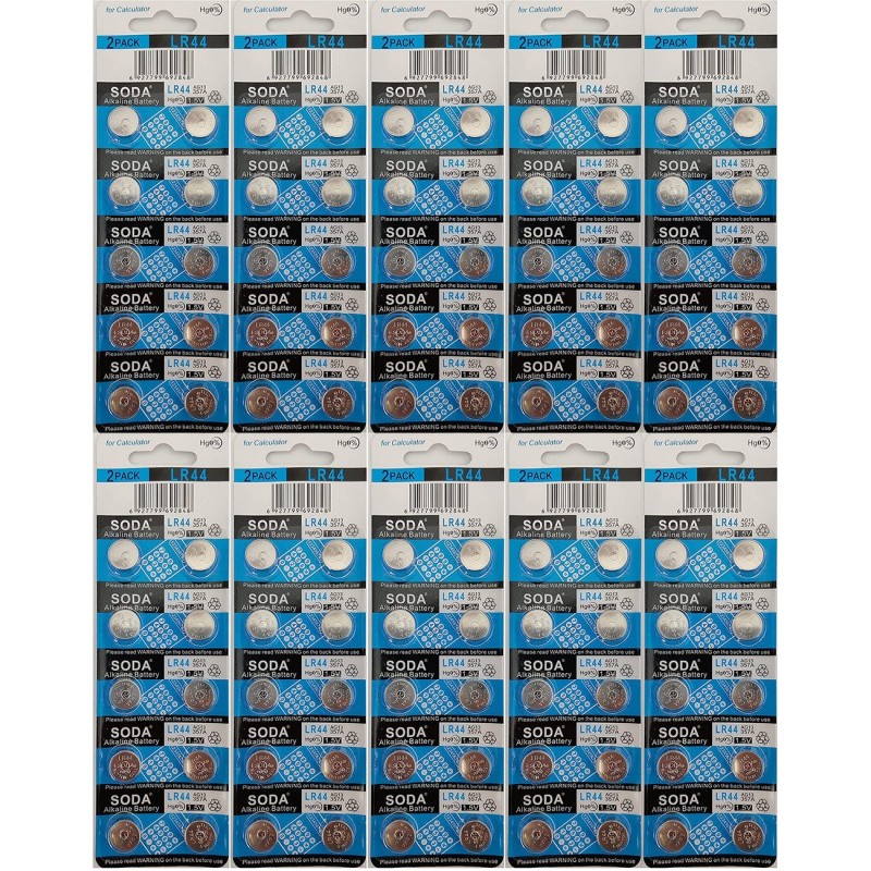 100ct AG13 LR44 L1154 357 A76 SR44 G13 Button Batteries