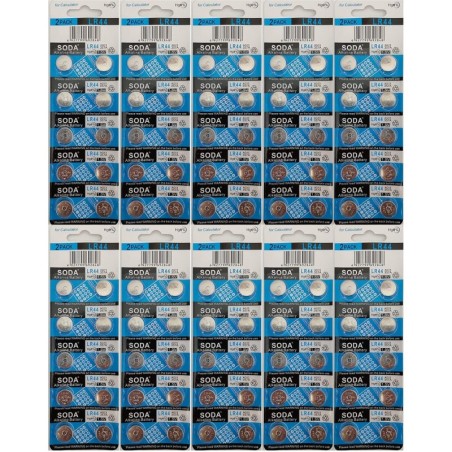 100ct AG13 LR44 L1154 357 A76 SR44 G13 Button Batteries