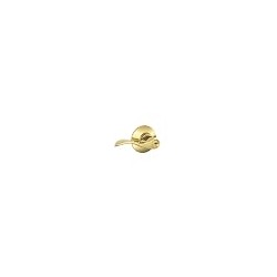 Tuff Bros Entry Door Lever Handle Lock, Privacy Function, (Brass)
