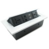 For Office Desk, Meeting Table, Conference Table, Wire Cable Management, Port for Phone, Network, Power Outlet, USB, Switch
