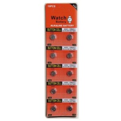 10ct/Card SR726 AG2 LR726 396 196 1.5v Button Coin Cell Watch Calculator Battery Batteries