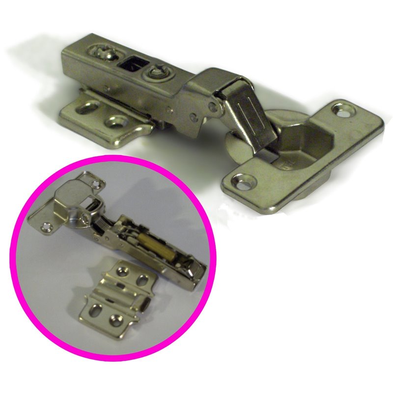 Dia 1.5inches(35mm) EURO Style Hydraulic Soft Close Half Overlay Clip-on Hinge