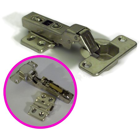 Dia 1.5inches(35mm) EURO Style Hydraulic Soft Close Half Overlay Clip-on Hinge