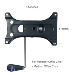 HnF shop Heavy Duty 500 lbs Office Swivel Chair Mechanism Seat Plate Tilt Control Chair Replacement Part