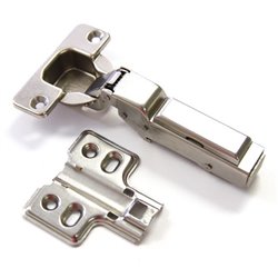Dia 1.5inches(35mm) EURO Style Hydraulic Soft Close Half Overlay Clip-on Hinge