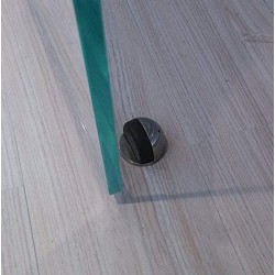 Stainless Steel, Home/Commercial Use, Glass/Wooden Door Compatible, Mounting Screws Included