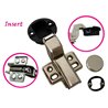 Dia 1.5inches(35mm) Hydraulic soft close insert Hinge for Kitchen Cabinet Glass door