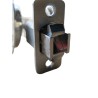 Stainless Steel Round Sliding Privacy Patio Barn Security Pocket Door Lock Slides Latch with 3 Keys