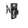 Stainless Steel Round Sliding Privacy Patio Barn Security Pocket Door Lock Slides Latch with 3 Keys