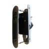 Stainless Steel Sliding Patio Door Lock, Recessed Invisible Handle, Screen Door Latch, 3 Keys