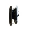 Stainless Steel Sliding Patio Door Lock, Recessed Invisible Handle, Screen Door Latch, 3 Keys