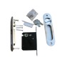 Stainless Steel Sliding Patio Door Lock, Recessed Invisible Handle, Screen Door Latch, 3 Keys