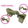 Dia 1.6inches/40mm European Style Cabinet Half Overlay Hydraulic Soft-close Hinge