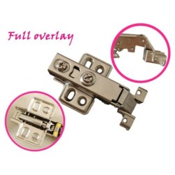 Full Overlay Hydraulic Soft Close Full overlay Hinge for door with Aluminium frame