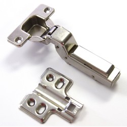 Dia 1.5inches(35mm) Cup Size (Hole) Euro Style Hydraulic Soft Close Clip-on Fast-Mounted Hinge for Kitchen Morden Simple Cabinet