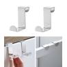 2ct Stainless Steel Cabinet Hanging Hook Minimalist Punch-free Hanging Kitchen Storage Cabinet Door Holder