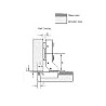 Dia 40mm 95° Clip-on tip-on Full Overlay Soft-Close Hydraulic Cabinet Hinge