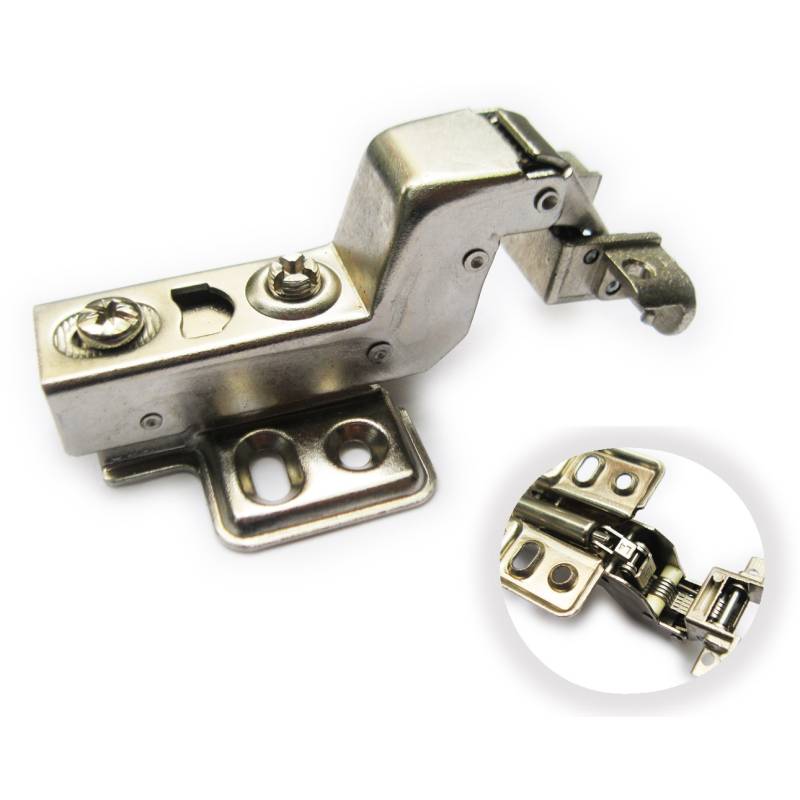 1.1inches/28mm European Style Insert Hydraulic Soft-close Hinge for Cabinet Door with Aluminium Frame/metal Frame