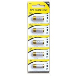 5 pcs per Card 23A A23 AG23 23GA 23AE LR23A LRVO8 12-Volt Batteries 12V Super Alkaline Battery