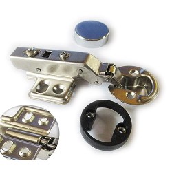 Dia 1"/26mm Hole Euro Hydraulic Soft Close Hinge for Cabinet Glass Door