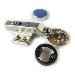 Dia 1"/26mm Hole Euro Hydraulic Soft Close Hinge for Cabinet Glass Door