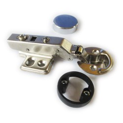 Dia 1"/26mm Hole Euro Hydraulic Soft Close Hinge for Cabinet Glass Door