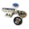 Dia 1"/26mm Hole Euro Hydraulic Soft Close Hinge for Cabinet Glass Door