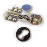 Dia 1"/26mm Hole Euro Hydraulic Soft Close Hinge for Cabinet Glass Door