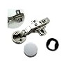 Dia 1"/26mm Hole Euro Hydraulic Soft Close Hinge for Cabinet Glass Door