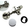 Dia 1"/26mm Hole Euro Hydraulic Soft Close Hinge for Cabinet Glass Door