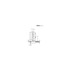 Dia 1"/26mm Hole Euro Hydraulic Soft Close Hinge for Cabinet Glass Door