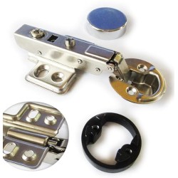 Dia 1"/26mm Hole Euro Hydraulic Soft Close Hinge for Cabinet Glass Door