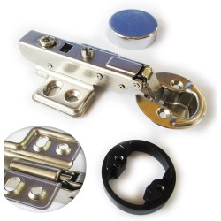 Dia 1"/26mm Hole Euro Hydraulic Soft Close Hinge for Cabinet Glass Door